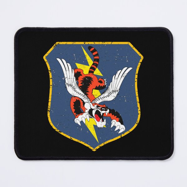 Item preview, AVG - Flying Tigers - Shield Patch - Grunge Style designed and sold by pzd501.
