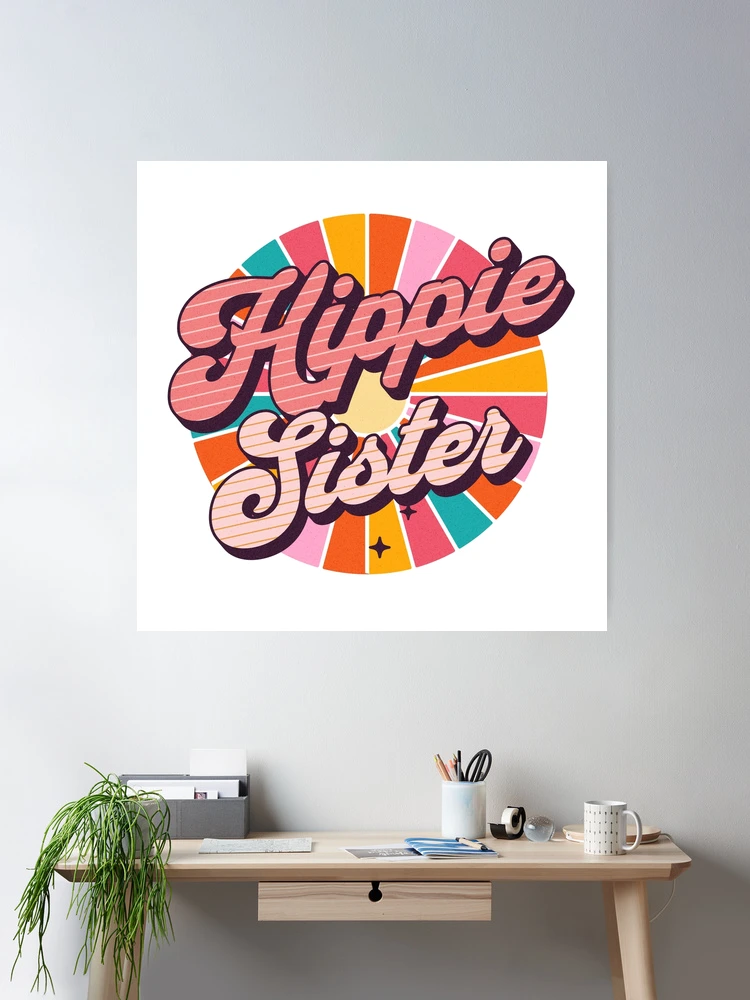 Hippie Sister - I Love My Sister - Christmas Gift For Sister  display picture 2