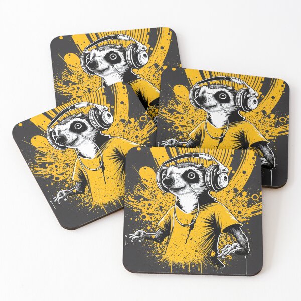 Item preview, Dancing ferret listens to music designed and sold by MAV-Arts.