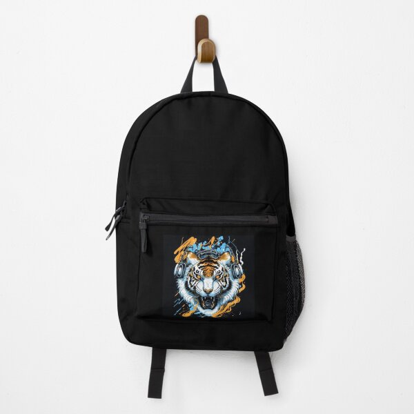 Item preview, Aggressive tiger listens to music designed and sold by MAV-Arts.