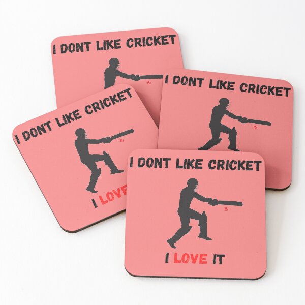 Aperçu de l'œuvre Je n'aime pas Cricket ..... J'adore créée et vendue par thorfinnshop.