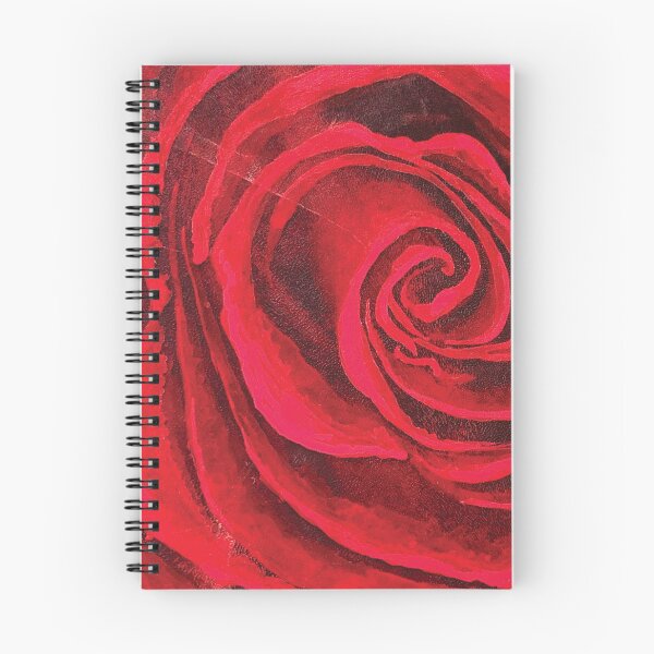 Item preview, Red Rose Painting on Moose Rawhide designed and sold by drumweaver.