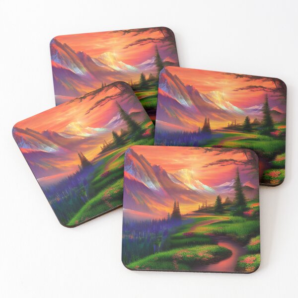 Item preview, Mountain Sunset Background designed and sold by The Love Quill.