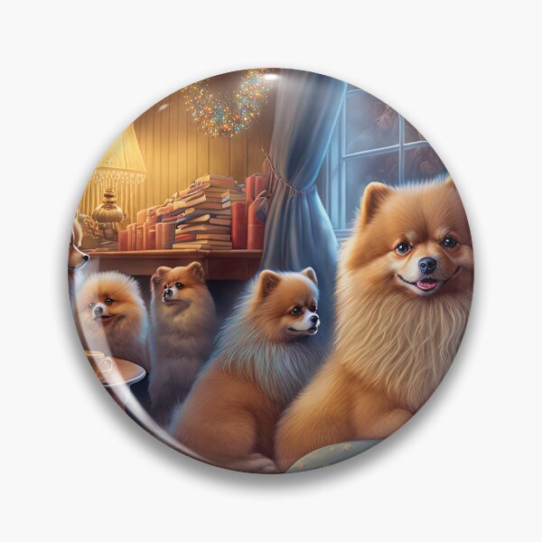 Item preview, CHRISTMAS DOGS: pomeranian special christmas edition designed and sold by Arthoughts.