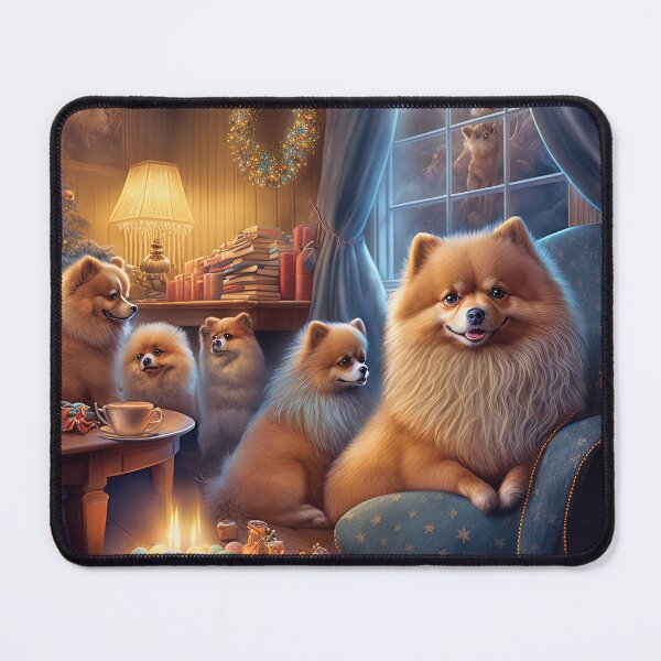 Item preview, CHRISTMAS DOGS: pomeranian special christmas edition designed and sold by Arthoughts.