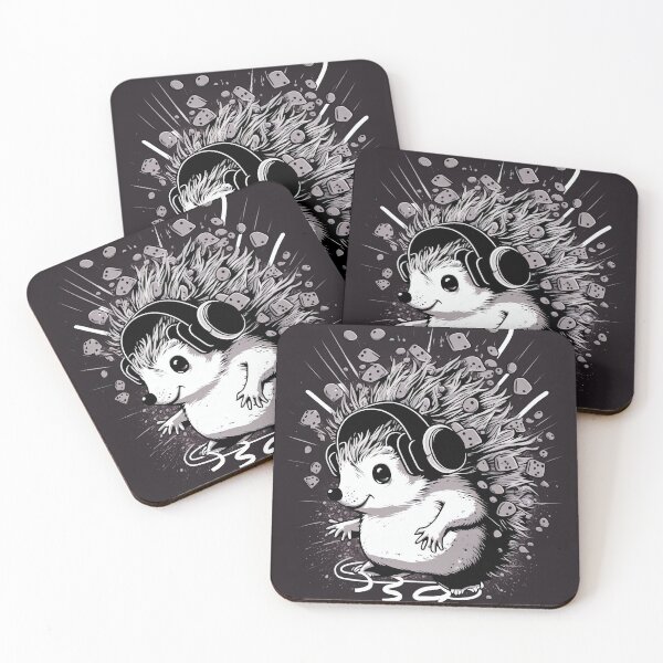 Item preview, Hedgehog listens to music designed and sold by MAV-Arts.