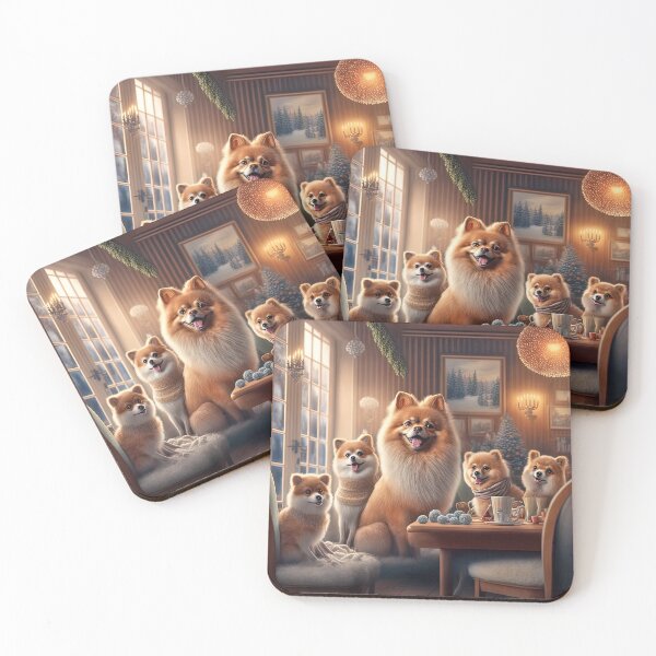 Item preview, CHRISTMAS DOGS: pomeranian special christmas edition designed and sold by Arthoughts.