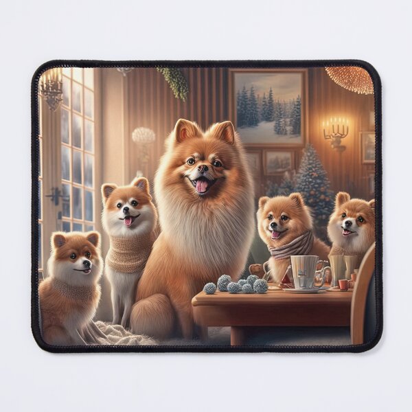 Item preview, CHRISTMAS DOGS: pomeranian special christmas edition designed and sold by Arthoughts.