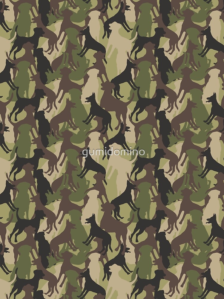 dog camouflage t shirt