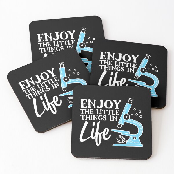 Item preview, Enjoy the Little Things in Life Funny Microscope Men Women  designed and sold by Pexilus.
