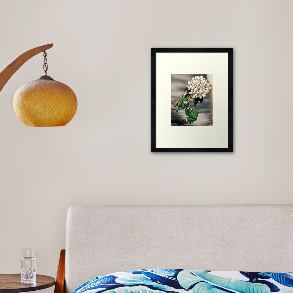 Item preview, Framed Art Print designed and sold by WildRootsArt.