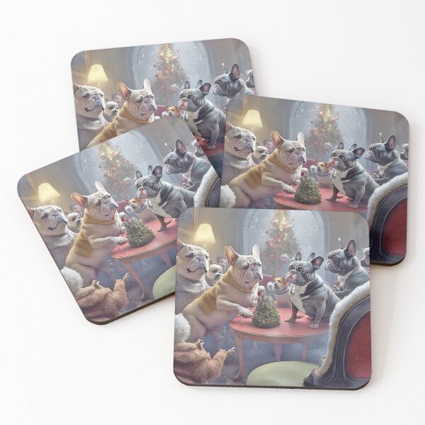 Item preview, CHRISTMAS DOGS: French Bulldogs special Christmas edition designed and sold by Arthoughts.