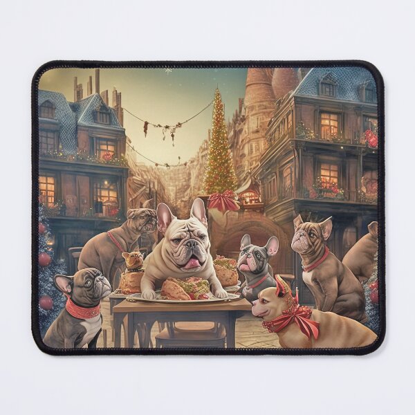 Item preview, CHRISTMAS DOGS: French Bulldogs special Christmas edition designed and sold by Arthoughts.