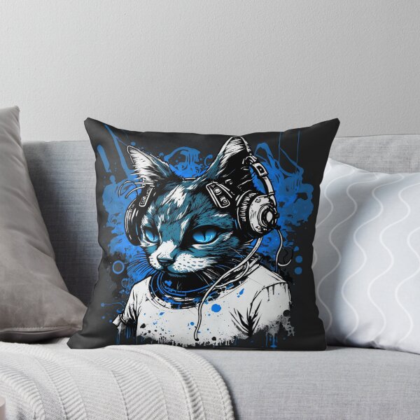 Item preview, cat hears music designed and sold by MAV-Arts.