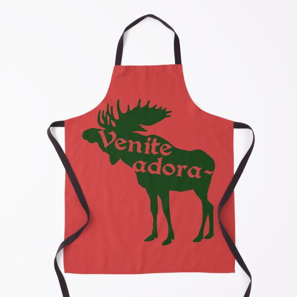 Item preview, Venite Adora-moose (Venite Adoramus : O Come Let Us Adore Him) Funny Catholic Latin Christmas Humor designed and sold by TheCatholicLady.