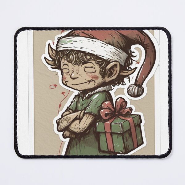 Item preview, Elf Christmas Red Hat Sticker designed and sold by Itis-Whatitis.