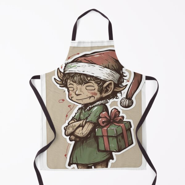 Item preview, Elf Christmas Red Hat Sticker designed and sold by Itis-Whatitis.