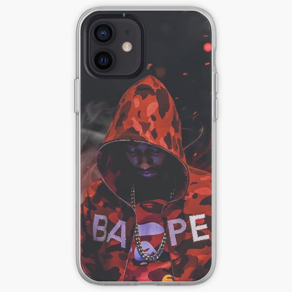 PnB Rock Bape Fire iPhone Soft Case