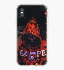 PnB Rock Bape Fire iPhone Case