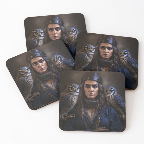 Item preview, Lady of hawks, Hawk Witch fantasy  designed and sold by orangerinka.