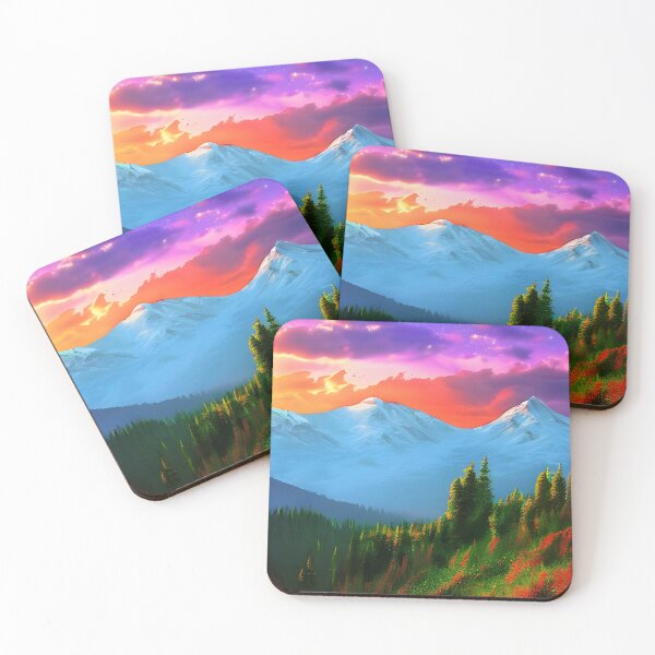 Item preview, Mountain Sunset Background designed and sold by The Love Quill.