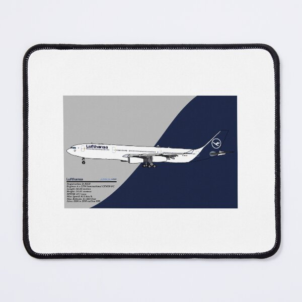 Item preview, Lufthansa Airbus A340-300 Specifications designed and sold by atlspotter.