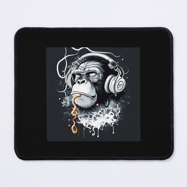 Item preview, Drooling monkey listens to music designed and sold by MAV-Arts.