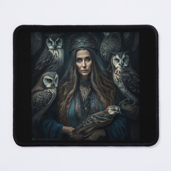 Item preview, Lady of owls, Owl Witch fantasy designed and sold by orangerinka.