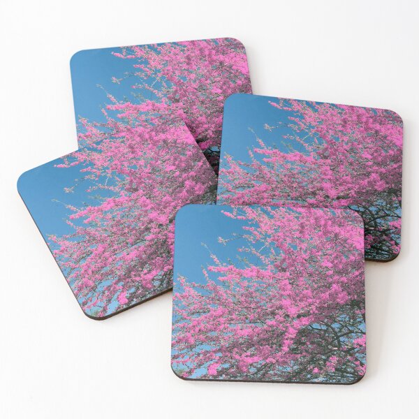 Item preview, Pink Flowering Tree In Teal Blue Sky designed and sold by DEC02.