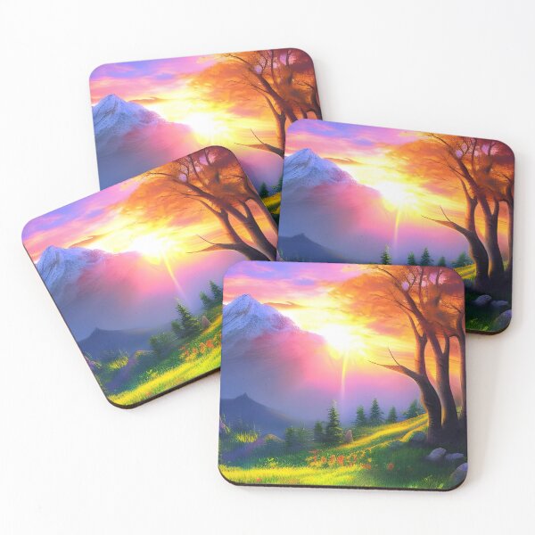 Item preview, Mountain Sunset Background designed and sold by The Love Quill.