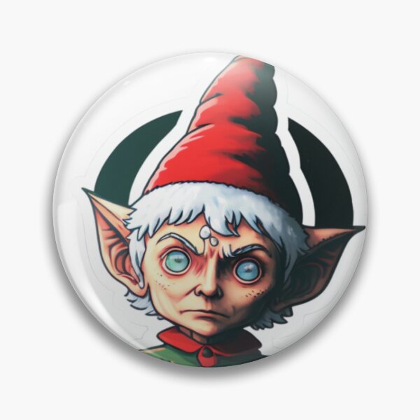 Item preview, Elf Christmas Red Hat Sticker designed and sold by Itis-Whatitis.