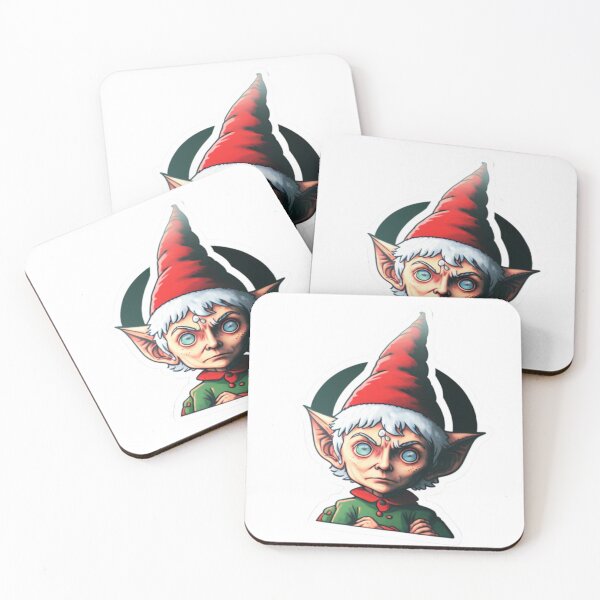 Item preview, Elf Christmas Red Hat Sticker designed and sold by Itis-Whatitis.