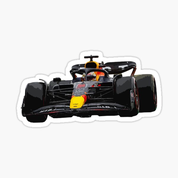 Max Verstappen Red Bull F1 2x Champion du Monde RB18 Sticker