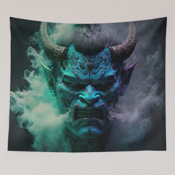 Item preview, Oni Mask of the Mist designed and sold by GummywormDesign.