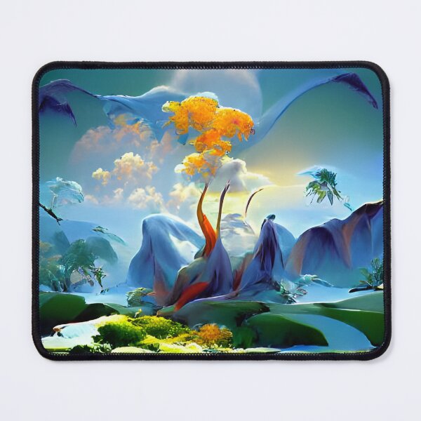 Item preview, Abstract Dreamscape: A Surreal Fantasy in Vivid Colors designed and sold by artmanikin.