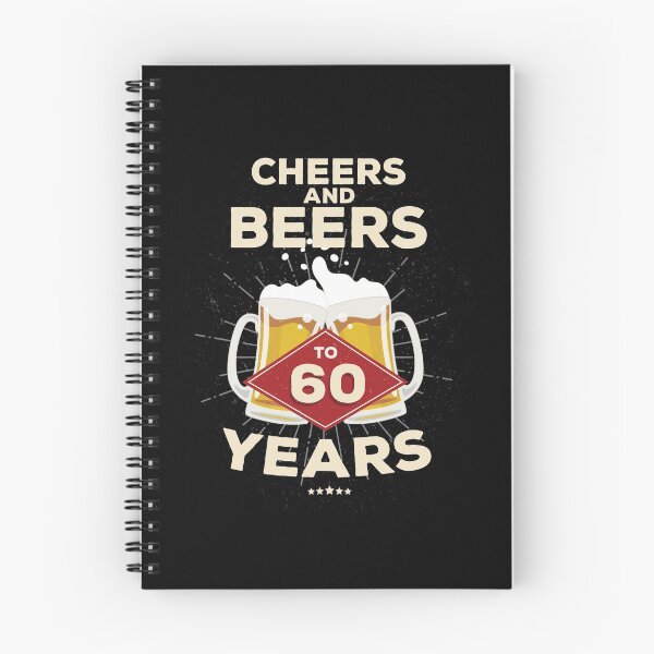 Item preview, 60th Birthday Gift Idea – Cheers and Beers to 60 Years Quote designed and sold by Blazesavings.