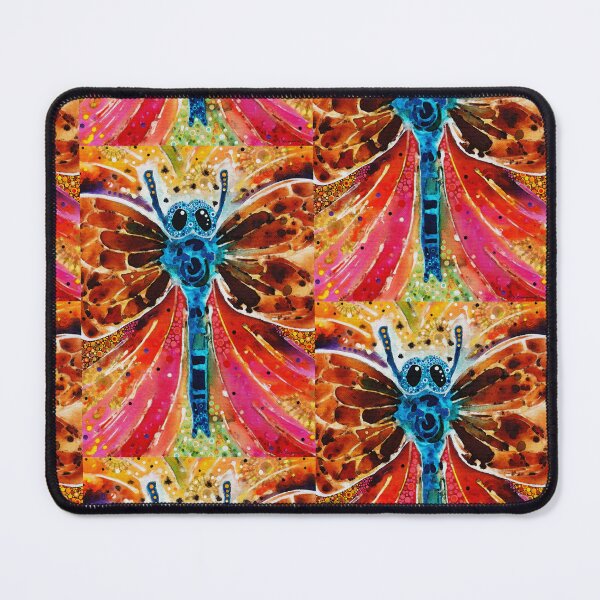 Item preview, Enchanted Dragonfly Whimsical Colorful Art by Sharon Cummings designed and sold by Sharon Cummings Art.