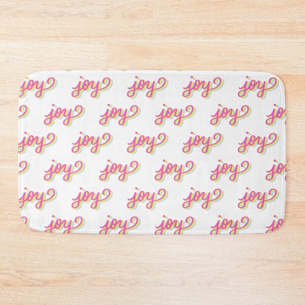 Item preview, Joy in Rainbow Typography Pattern designed and sold by Daydreamer Alley.