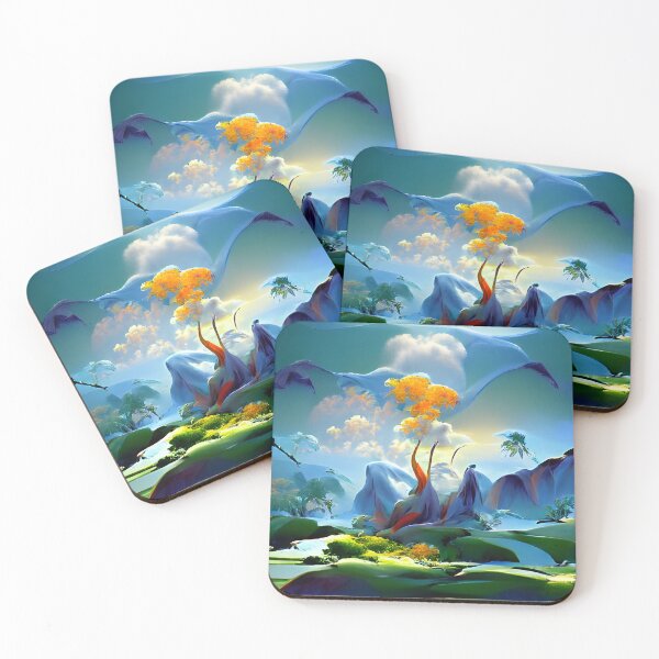 Item preview, Abstract Dreamscape: A Surreal Fantasy in Vivid Colors designed and sold by artmanikin.