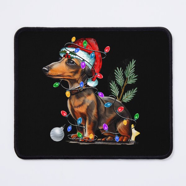 Item preview, Dachsund Funny Christmas Tree Lights designed and sold by BearCaveDesigns.
