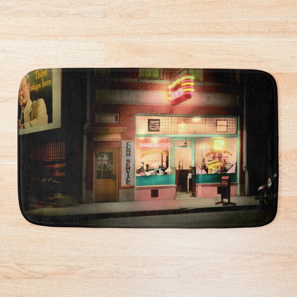 Item preview, Cafe - Durham, NC - Late night cravings 1940 designed and sold by Mike Savad Photography.