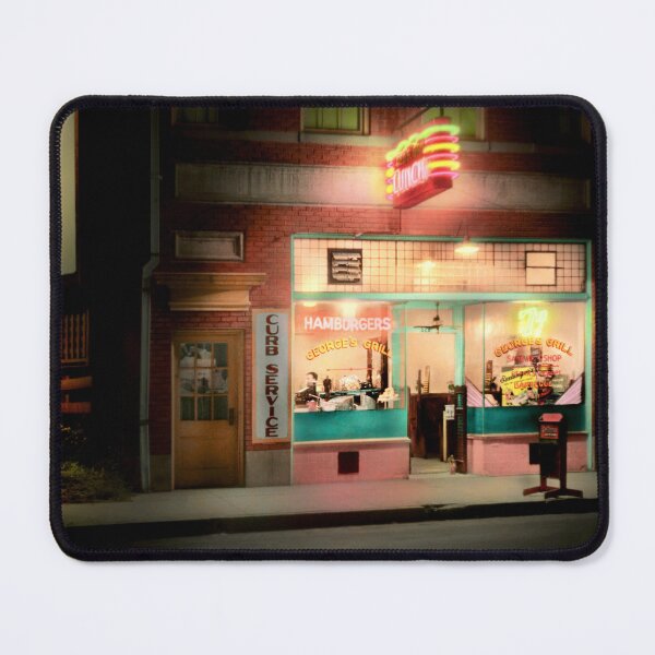 Item preview, Cafe - Durham, NC - Late night cravings 1940 designed and sold by Mike Savad Photography.