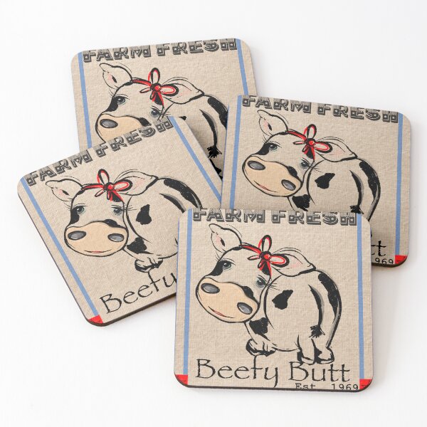 Item preview, Farm Fresh Beefy Butt designed and sold by Ana  Jones  Studio.