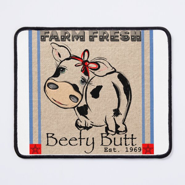 Item preview, Farm Fresh Beefy Butt designed and sold by Ana Jones Studio.