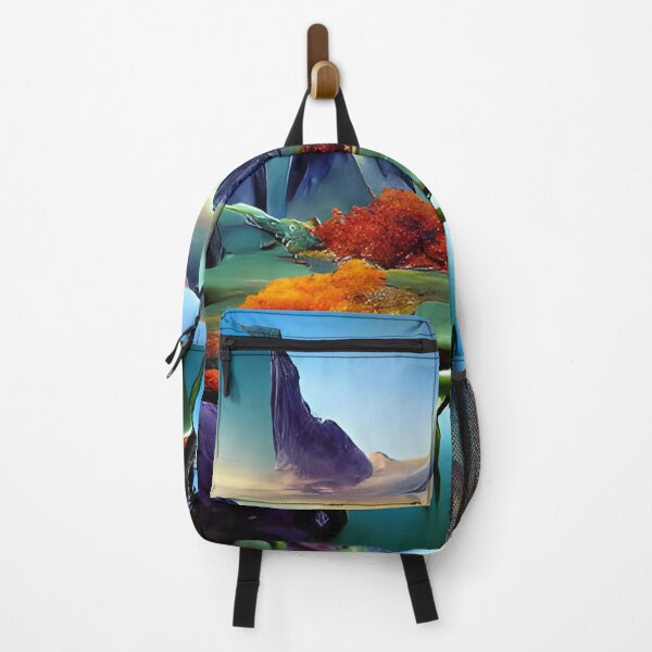 Item preview, A Place of Wonder: An Imaginary Landscape in Cobalt Blue designed and sold by artmanikin.