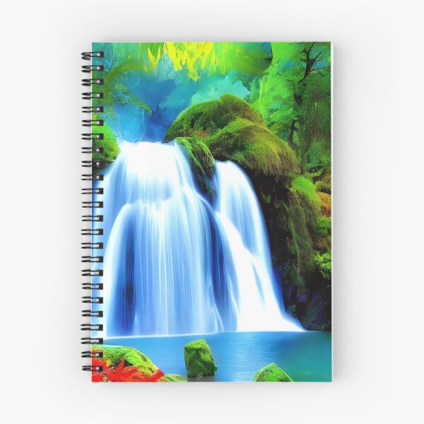 Item preview, Beautiful Waterfalls Artwork designed and sold by The Love Quill.