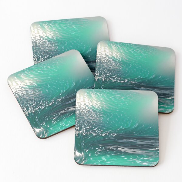 Item preview, Ocean Tidal Wave with Aqua Blue Waters  designed and sold by deniselynnimage.