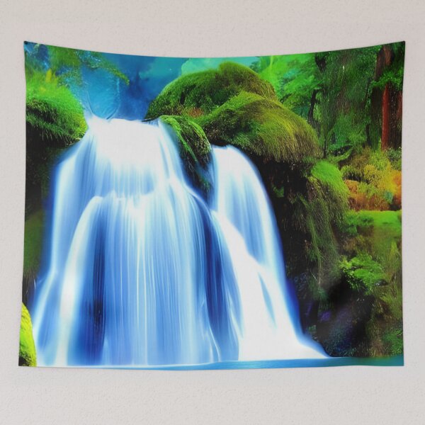 Item preview, Beautiful Waterfalls Artwork designed and sold by The Love Quill.