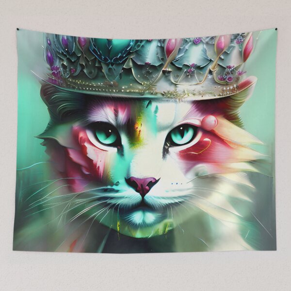 Item preview, Royal Cat - Modern digital art designed and sold by Ai-michiart.