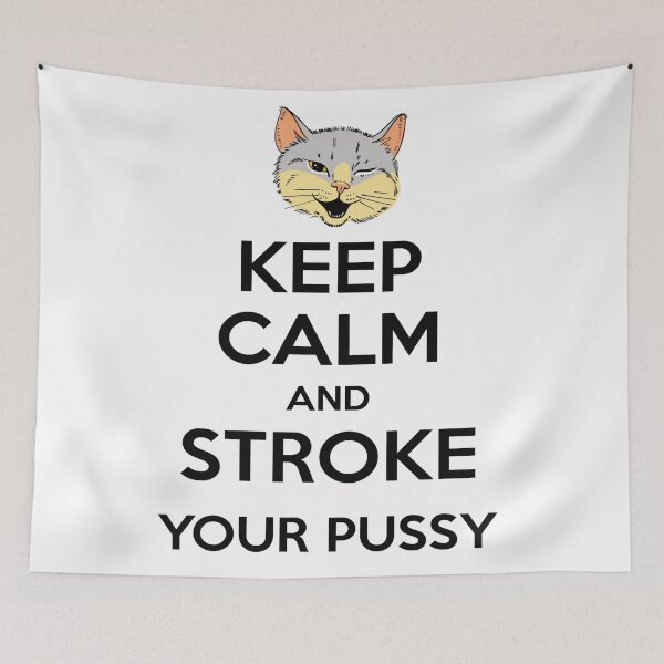 Item preview, Keep calm and stroke your pussy - 2 designed and sold by Dis-An-Dat.
